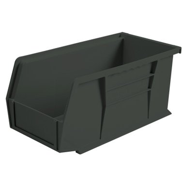 Health Care Logistics HCL Super Tough Storage Bin Black Industrial Grade Polymers 5 X 5-1/2 X 10-7/8 Inch - 1410K