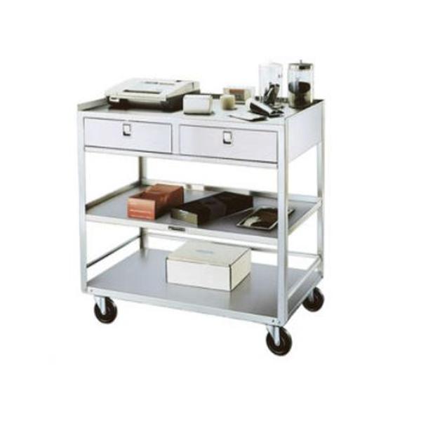 Lakeside Mfg Co Cart Utility 16-3/4X18-3/4X35" 4 Casters 2 Drawers Ea - 474