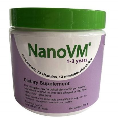NanoVM 1 - 3 Years - Pediatric Oral Supplement Unflavored 275 Gram Jar Powder - 1113