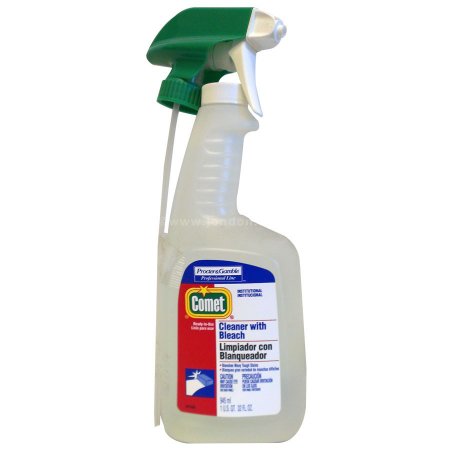 Comet with Bleach - Surface Disinfectant Cleaner Pump Spray Liquid 32 oz. Bottle Fresh Scent NonSterile - PGC30314CT