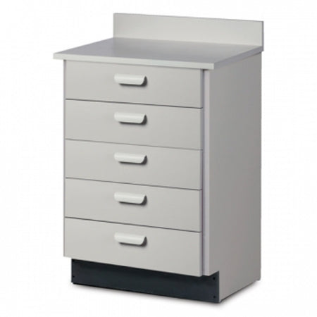 Clinton Industries Treatment Cabinet 18.25 X 24 X 35 Inch 5 Drawers Gray - 8805-0GR-1GR-2GR-5C