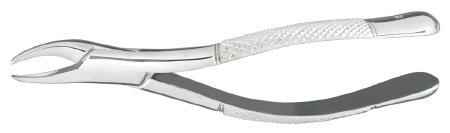 Miltex - Extracting Forceps OR Grade German Stainless Steel NonSterile NonLocking Plier Handle Curved Smooth Beaks - DEF69