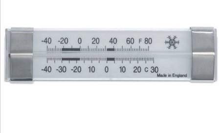 Market Lab Inc Refrigerator / Freezer Thermometer Fahrenheit / Celsius -40° to 80°F (-40° to 30°C) Ambient Sensor Wall Mount Does Not Require Power - 5001