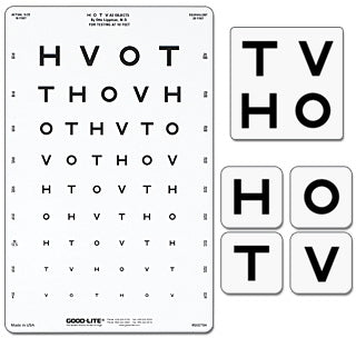 Good-Lite Wide-spaced Distance Chart 10 Foot - 600704