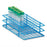 Market Lab Inc Test Tube Rack 72 Place 10 mL Tube Size Blue 2-1/2 X 5 X 9-1/2 Inch - 7216