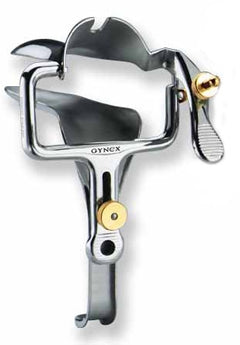 Gynex Gynex FullView Vaginal Speculum Pederson NonSterile Surgical Grade Stainless Steel 70 mm Yoke Opening Reusable Without Light Source Capability - 2787