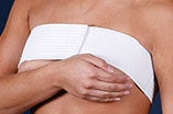 Medico International Single Strap Breast Band White One Size - T-830W
