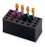 Market Lab Inc Test Tube Rack 24 Place Black 2-1/2 X 4 X 6-3/4 Inch - 8900