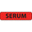 MedVision - Drug Label Anesthesia Label Serum Red 5/16 X 1-1/4 Inch - MV01FR0963