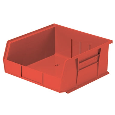 Health Care Logistics HCL Super Tough Storage Bin Red Industrial Grade Polymers 5 X 10-7/8 X 11 Inch - 1412R