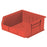 Health Care Logistics HCL Super Tough Storage Bin Red Industrial Grade Polymers 5 X 10-7/8 X 11 Inch - 1412R