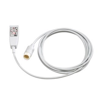 Philips Healthcare - Trunk Cable 2.7 Meter, 3-Leads, 12-Pin, Latex-Free, Multi-Patient Use For M1671A, M1672A, M1673A, M1674A, M1675A, M1678A, M1622A, M1624A, M1678A, M1626A - 989803145071