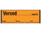 Shamrock Scientific Shamrock Pre-Printed / Write On Label Anesthesia Label VERSED _____ mg / mL / Date _____ Time _____ Int. _____ Orange 1/2 X 500 Inch - SA-213-DTI