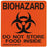 Market Lab - Door / Wall Sign Caution Biohazard - 1017