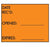Market Lab Inc Pre-Printed / Write On Label Communication Fill In DATE REC'D: / OPENED: _________ / EXPIRES: _________ Orange / White 3 Inch - 6707