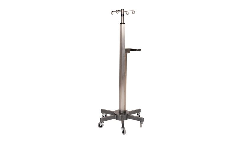 Alimed IV POLE, 4HOOK LIFT ASSIST W/CRANK ADJ 5WHL - 925514