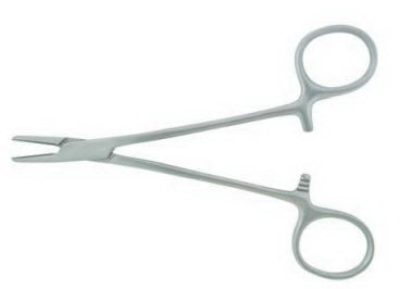 BR Surgical - Needle Holder 5-1/8 Inch Length Serrated - BR24-19613