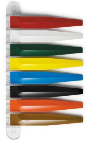 Market Lab - Exam Room Signal Flag Wall Mount 4 Flag 1-3/4 X 7-1/4 X 7-3/4 Inch - 5409