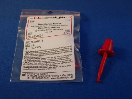 Medix Corporation Capillary Holder Red, Plastic For Unopette Replacements - BCH-9992