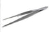 Market Lab Inc Tweezers 5 Inch Stainless Steel NonSterile NonLocking Thumb Handle Curved Serrated Tips - 6031