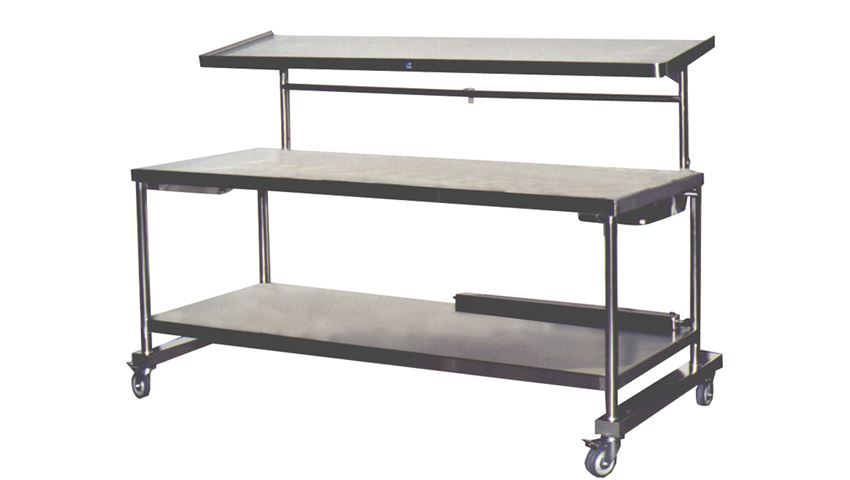 Alimed TABLE, SPACE STATION W/2SHELVES D/S - 925639