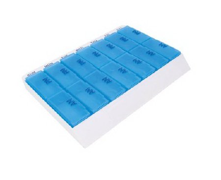 Apex-Carex Pill Organizer Twice-A-Day Standard Size 7 Day 2 Dose - 70057L