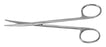 Padgett - Undermining Scissors Ragnell 5-1/8 Inch Length Surgical Grade Stainless Steel NonSterile Finger Ring Handle Half Curved Blunt Tip / Blunt Tip - PM-6541