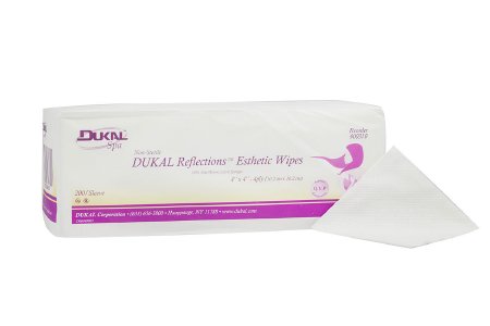 Dukal Reflections - Esthetic Spa Wipe DUKAL Reflections 4 X 4 Inch White Disposable - 900310
