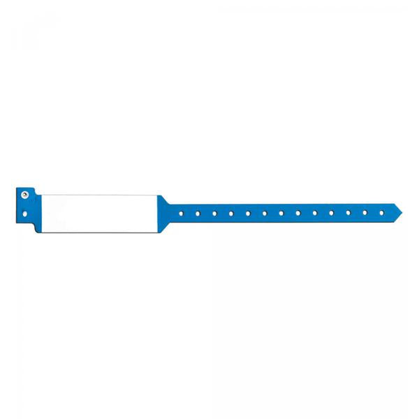 Precision Dynamics Corp. Wristband Identification Sentry Superband Poly Blue Adult 500/Box - 5040-13-PDM