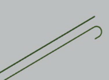 Cook Medical - Fixed-Core Wire Guide PTFE-Coated Stainless Steel, 0.38 Inch Diameter, 145 cm Length, 6 cm Taper Length, 2.5 cm Floppy Tip Length, 3 mm Tip Curved Radius, Safe-T-J Tip - G00541