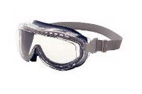 VWR International Uvex Flex Seal Safety Goggles Anti-Fog Coating Clear Tint Polycarbonate Lens Navy Blue Frame Elastic Strap One Size Fits Most - 33002-546