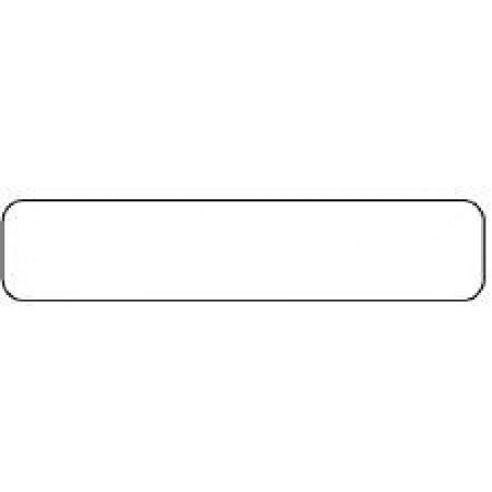 Precision Dynamics - Blank Label Multipurpose Label White Paper 1/3 X 1-1/2 Inch - 59705199