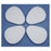 Aetna Felt Corporation Pad Orthopedic Pedi-Pads Felt 1/4" Thick Non-Adhesive #106 100/Pk - 10310