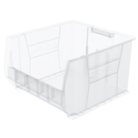 Akro-Mils Super-Size AkroBins Storage Bin Clear Industrial Grade Polymers 12 X 18-3/8 X 20 Inch - 30283SCLAR