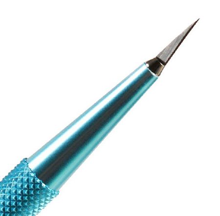 Feather - Stab Knife Stainless Steel / Aluminum Round Handle NonSterile Reusable - 0722