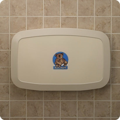 Koala Bear Kare - Baby Changing Station Polypropylene / Steel Gray Horizontal Wall Mount - KKPKB20001