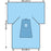 O & M Halyard Drape Lower Extremity Surgical 2-1/2" Fenestrated 108X80X124" Sterile 12/Ca - 89016