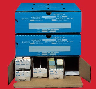 General Data Company SHURStor Storage File 3.5 X 11.5 X 11.5 Inch, 2000 Slides/File, 10 Stackable Files/CS, With 4 Drawers For Microscope Slides - SF-S