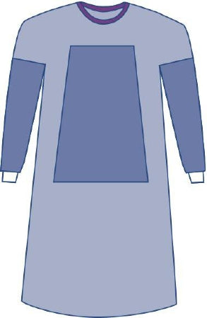 Eclipse - Fabric-Reinforced Surgical Gown with Towel 2X-Large Blue Sterile AAMI Level 3 Disposable - Medline - DYNJP2103