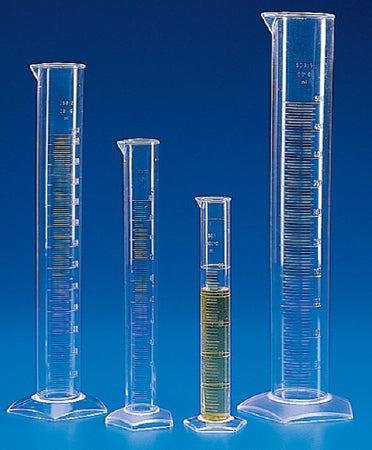 Globe Scientific Graduated Cylinder Pentagonal Base Polymethylpentene 50 mL - 601572-1