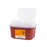 Medegen Medical Products, Container Sharps 1Gal Medium Polypropylene Red/Black Ea - 8706