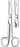 Econo - Operating Scissors 5-1/2 Inch Length Floor Grade Stainless Steel NonSterile Finger Ring Handle Curved Blunt Tip / Blunt Tip - 21-299