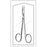Sklar Econo Iris Scissors 4-1/2 Inch Length Floor Grade Stainless Steel Sterile Finger Ring Handle Straight Sharp/Sharp - 96-2505