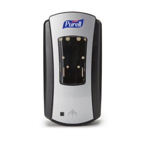 PURELL LTX-12 - Hand Hygiene Dispenser Purell LTX-12 Brushed Chrome / Black Plastic Touch Free 1200 mL Wall Mount - 1928-04