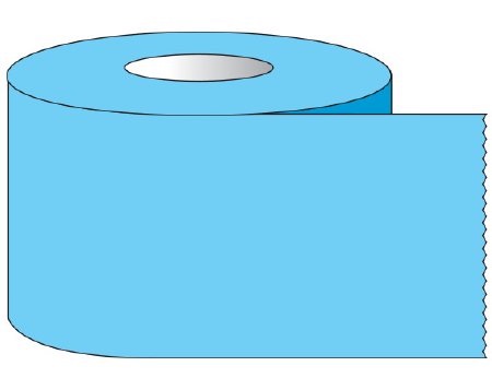 Shamrock - Blank Label Tape Multipurpose Label Blue Tape 3/4 X 500 Inch - ST-34-6