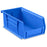 ULINE - Stackable Storage Bin Uline Blue Plastic 3 X 4 X 7-1/2 Inch - S-12414BLU