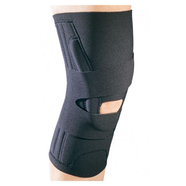 DJO Stabilizer Support Adult Lateral Patella Neoprene Black Size Large Right Ea - 79-94467