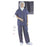 Cellucap/Melco Inc Shirt Scrub Unisex X-Large Navy 50/Ca - 636XL