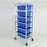 Health Care Logistics - Rolling Rack Aluminum 19 X 27 X 71 Inch Blue - 12925