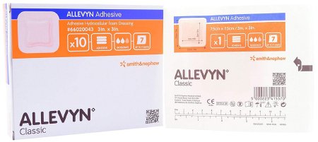 Allevyn Gentle Border - Silicone Foam Dressing 5 X 5 Inch Square Silicone Gel Adhesive with Border Sterile - 66020403
